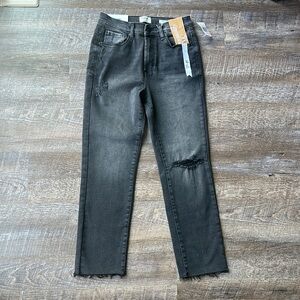 Kensie jeans VintageLuxe high rise the slim Black Jeans 6/28 BNWT